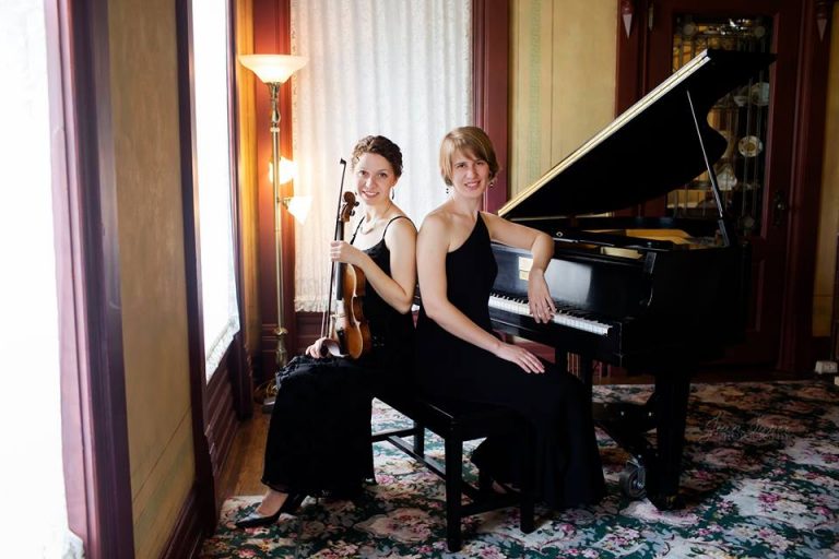 Ascending Duo performs “here there” for violin and piano