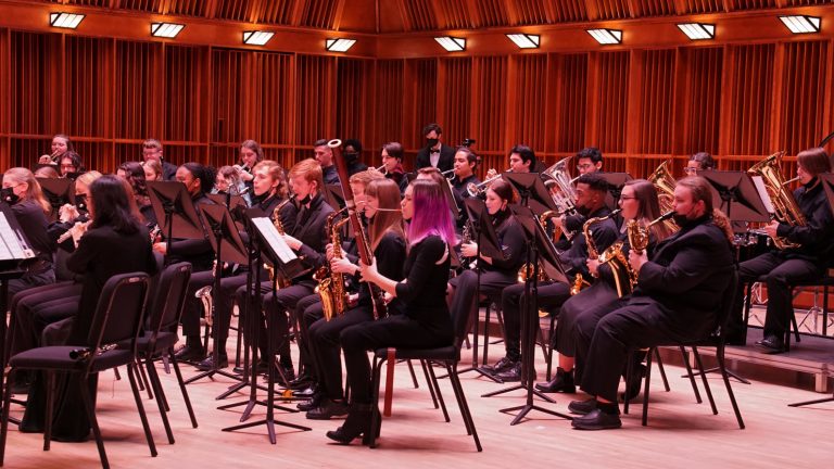 Ball State Wind Symphony performs “Panta Rhei”