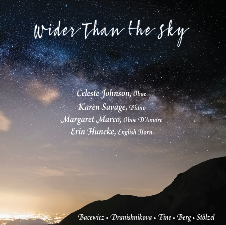 Oboe Trio “Wider than the Sky” released on Equilibrium Label.