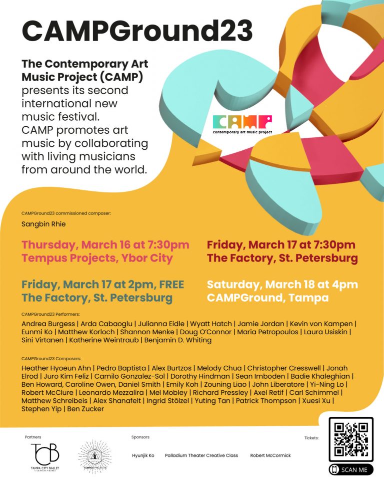 “The Voice of the Rain” for Flute, Cello and Percussion Performance at the Contemporary Art Music Project festival.