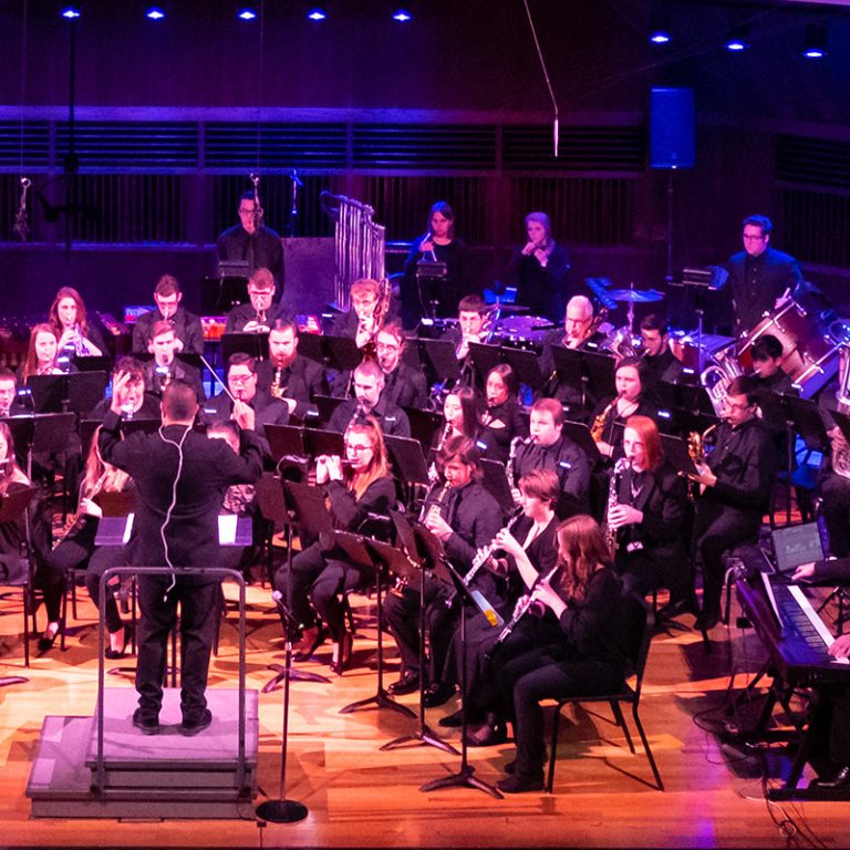 “Into the Blue” performed by UIndy Symphonic Wind Ensemble under the direction of Dr. Jon Noworyta