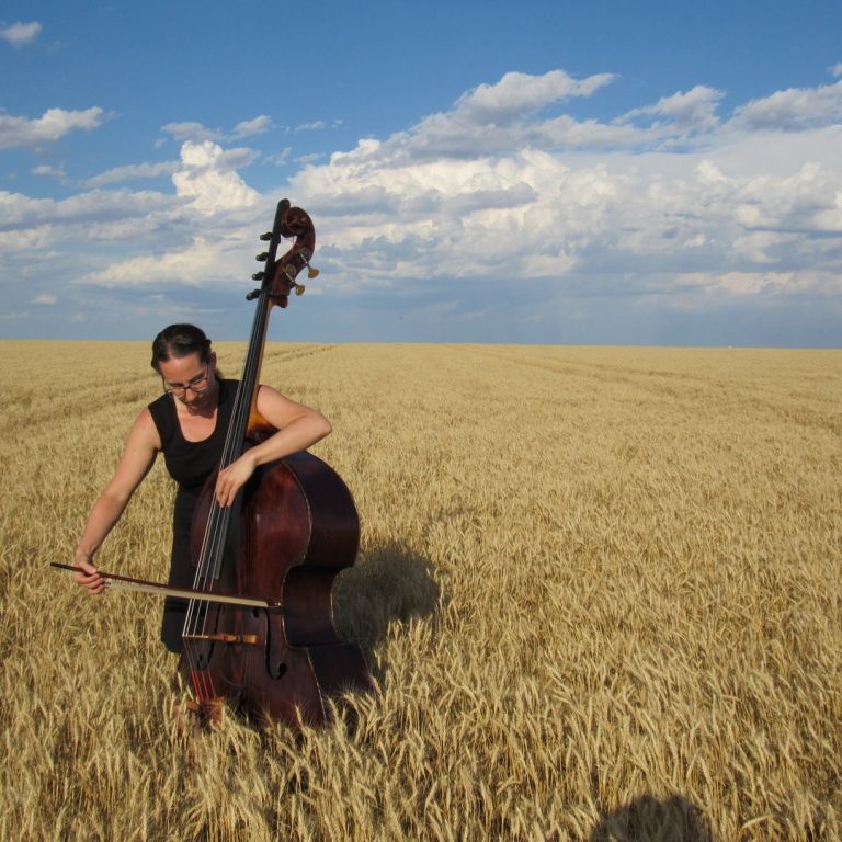 “A Dome of Many-Coloured Glass” for Solo Bass